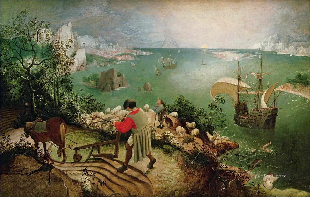 Pieter Brueghel the Elder: Landscape with the Fall of Icarus